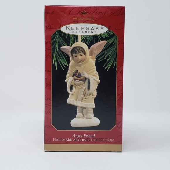 1997 Hallmark Angel Friend Handcrafted Keepsake Holiday Christmas Ornament. - Picture 1 of 7